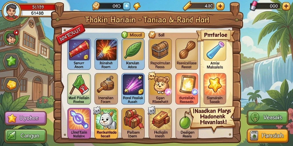 Tampilan antarmuka yang user-friendly dan menarik.