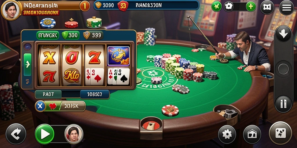 Tampilan utama game 777LUCKY dengan berbagai pilihan slot.