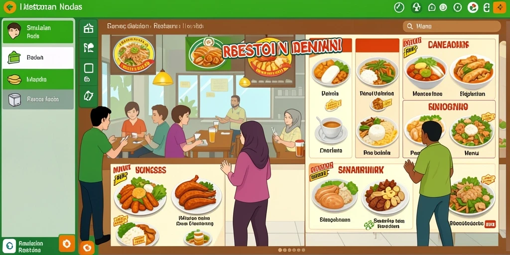 Tampilan grafis yang menawan dalam gameplay.