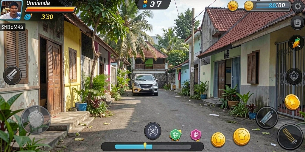 Tampilan antarmuka utama 9ZK yang menarik.