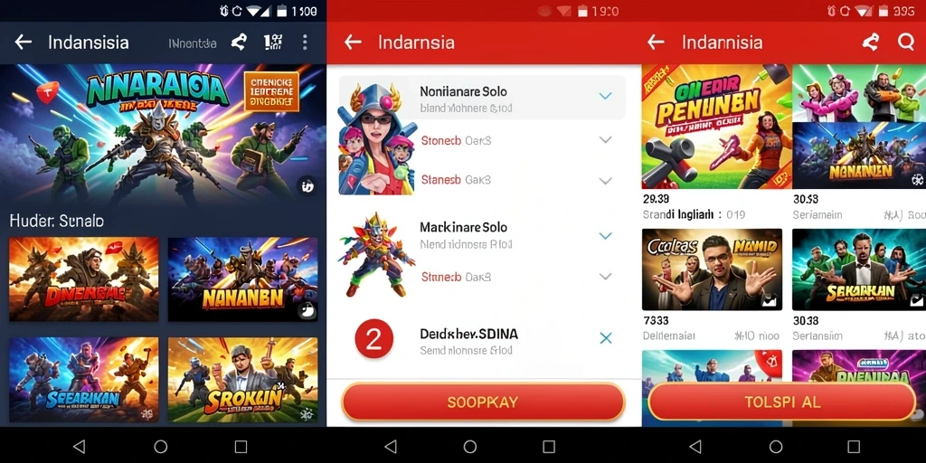 Tampilan utama aplikasi IDN668 yang menarik.