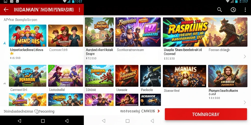 Tangkapan layar level awal yang menarik.
