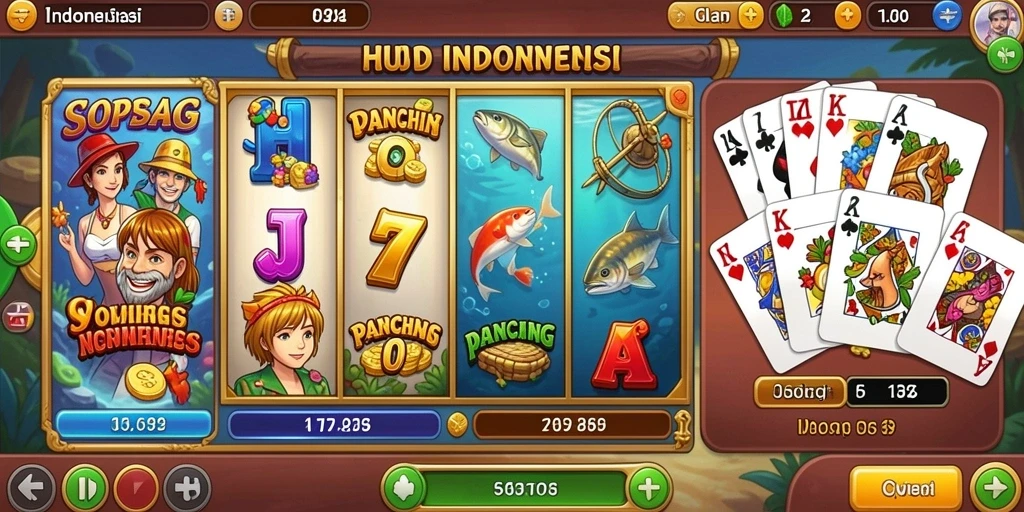 Screenshot menunjukkan tampilan awal yang menawan.