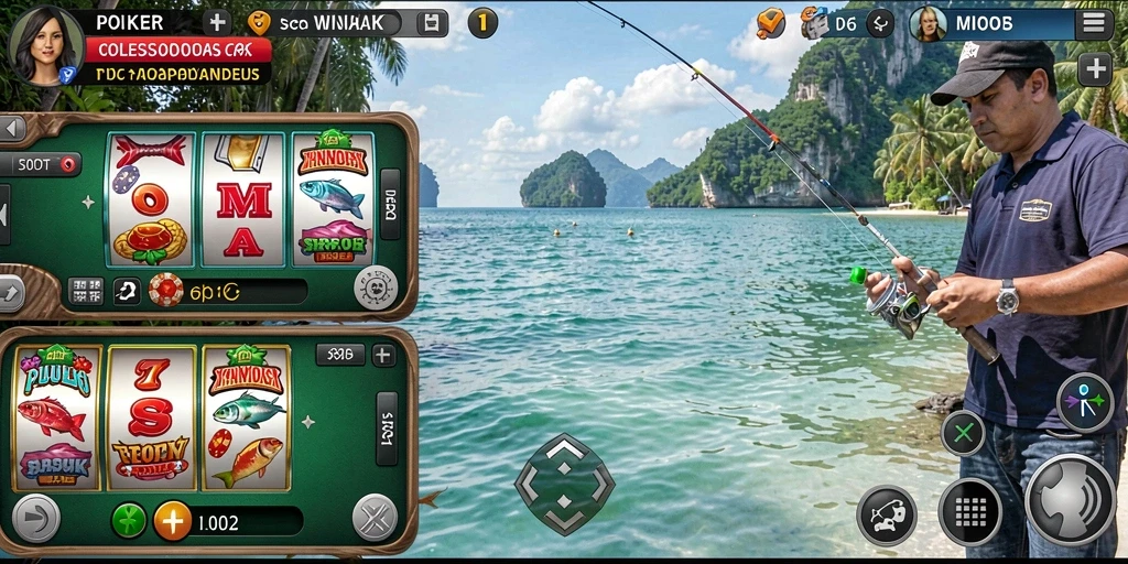 Tampilan dasar permainan slot yang menarik.