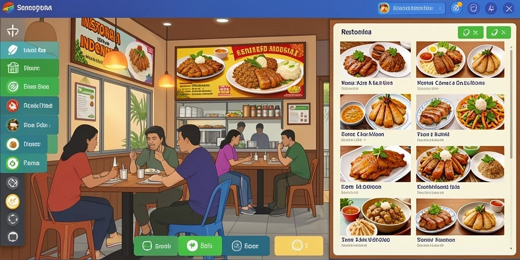 Tampilan antarmuka yang ramah pengguna.