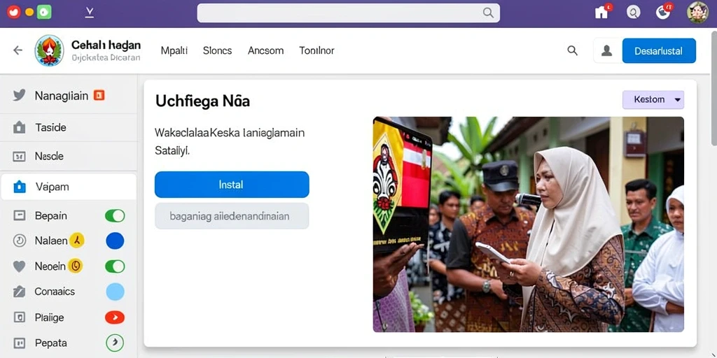 Tampilan antarmuka pengguna yang intuitif dan menarik.