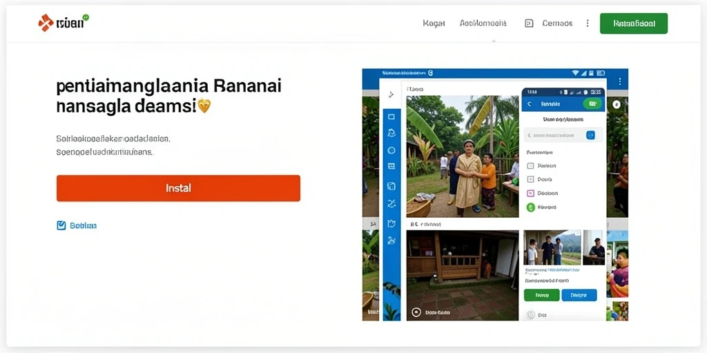 Tampilan antarmuka yang sederhana dan menarik.