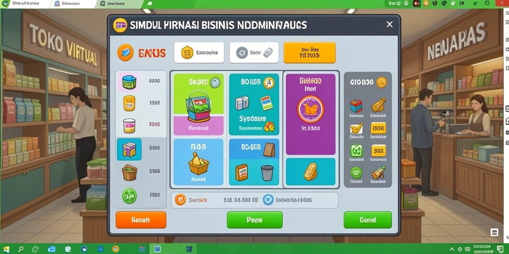 Tampilan awal game yang memukau dan mudah dimengerti.
