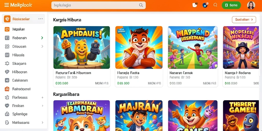 Tampilan antarmuka yang menarik dan intuitif.