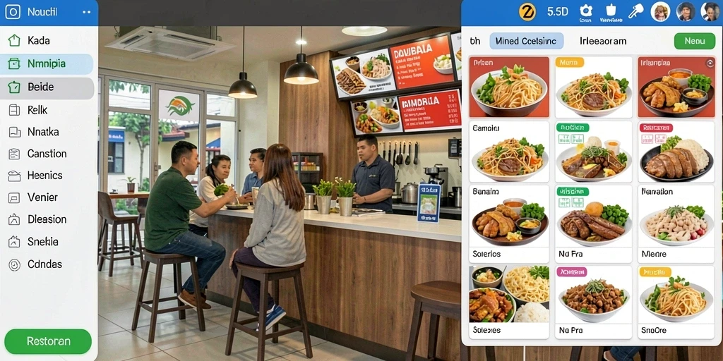 Tangkapan layar menampilkan karakter utama RPRR dalam aksi.