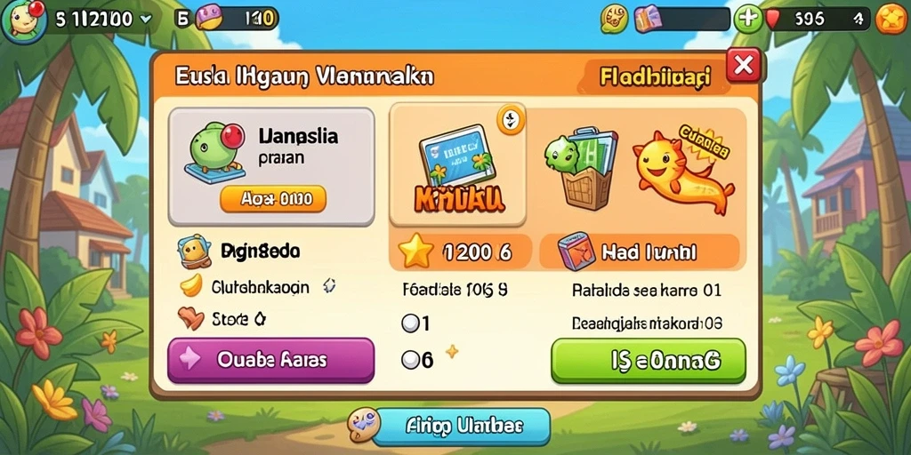 Tangkapan layar pertama menampilkan aksi seru di level awal.
