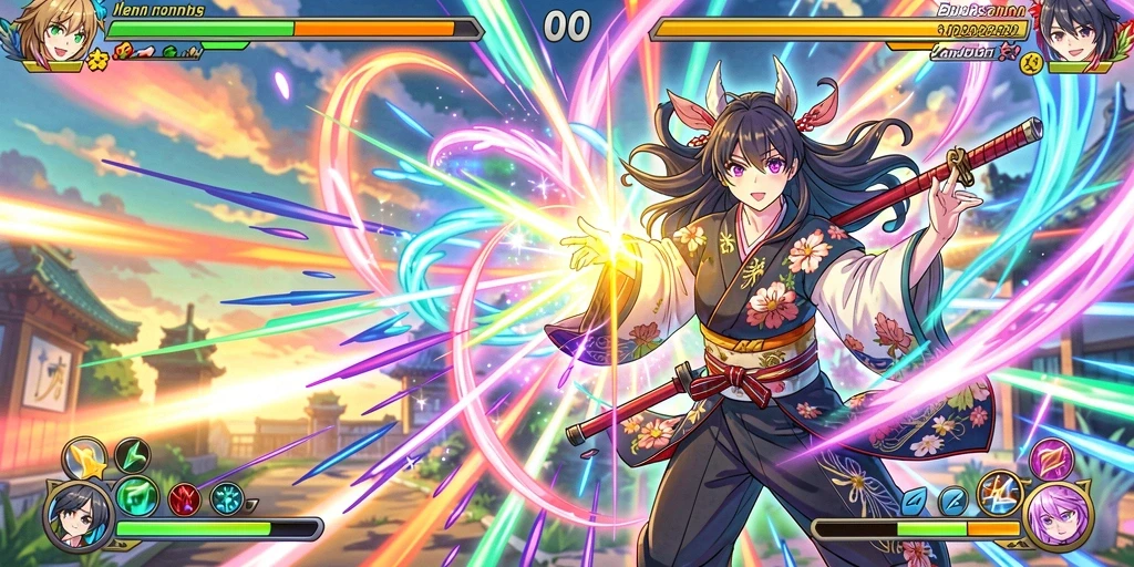 Tangkapan layar gameplay yang penuh aksi.