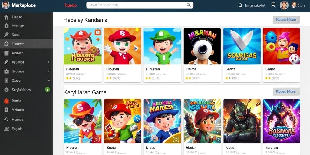 Tampilan antarmuka yang menarik dan mudah digunakan.
